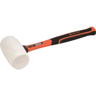 Tactix Mallet Rubber 65mm White Fiberglass