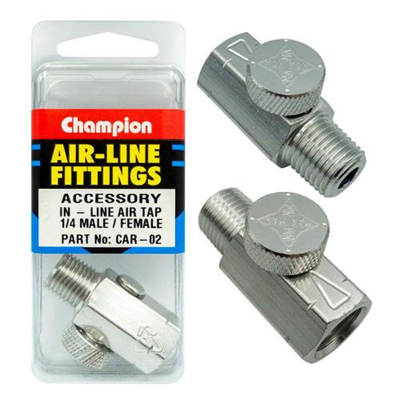 Champion In -line Air Tap 1/4in M/F