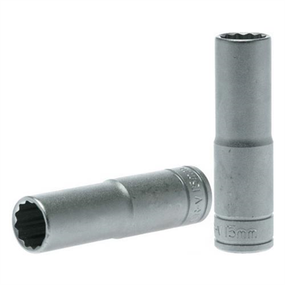 Teng 1/2in Dr. Deep Socket 15mm 12Pnt