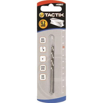Tactix HSS Twist Drill 4.2mm**