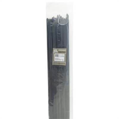 ISL 1220 x 9.0mm UV Nylon Cable Tie - Blk. - 50pk
