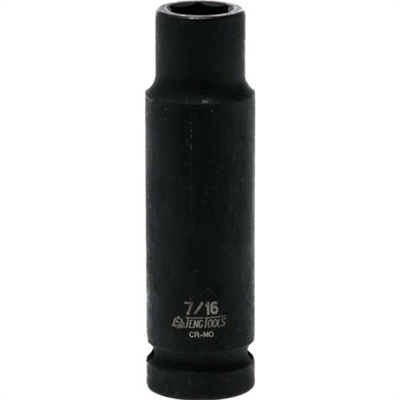 Teng 1/2in Dr. Deep Impact Socket 7/16in