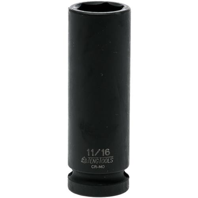 Teng 1/2in Dr. Deep Impact Socket 11/16in
