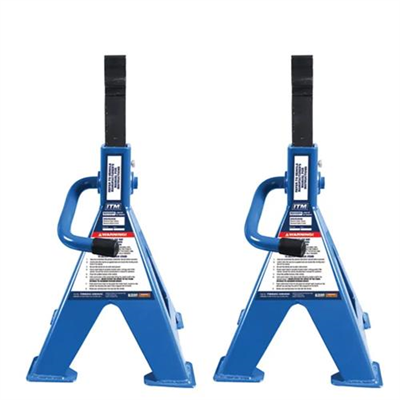 ITM Ratchet Jack Stand 8000kg Pair - Max Height 715mm