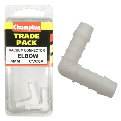 Champion Hose Fitting 90° Elbow 4mm - 2pk